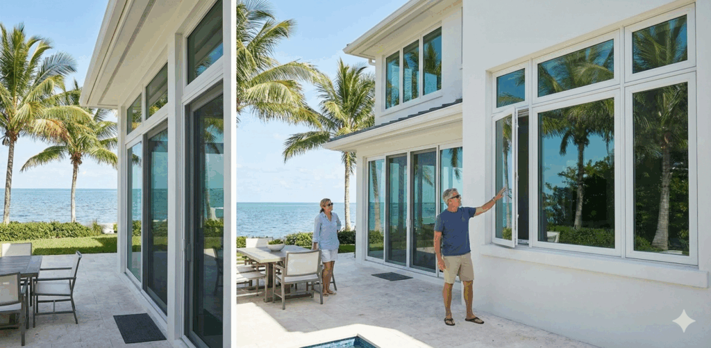 Impact Window Styles Popular Among Key Biscayne Homeowners