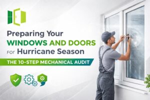 Preparing Your Windows and Doors for Hurricane Season: The 10-Step Mechanical Audit