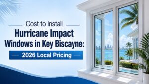 Cost to Install Hurricane Impact Windows in Key Biscayne