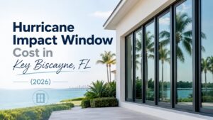 Hurricane Impact Window Cost in Key Biscayne