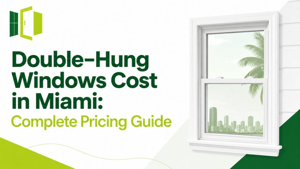 Double-Hung Windows Cost in Miami: