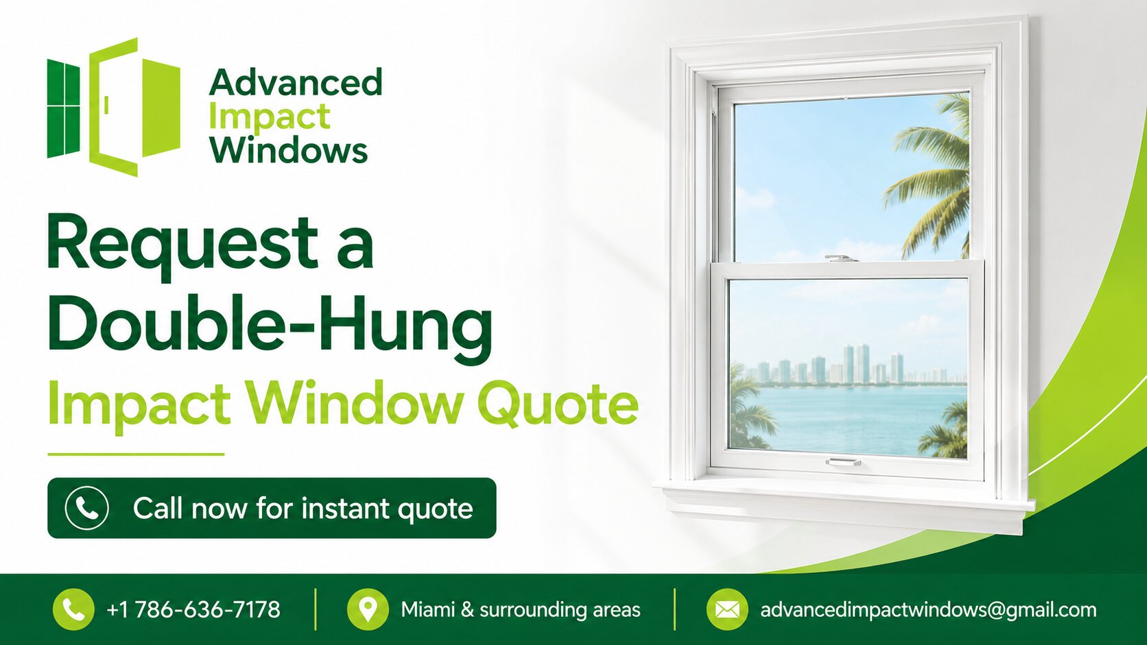 Learn what double-hung impact windows cost in Miami, which factors affect installation prices, and how to get an accurate estimate for your home.