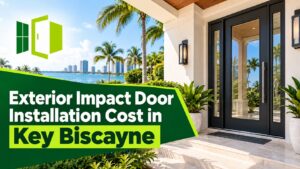Exterior Impact Door Installation Cost in Key Biscayne